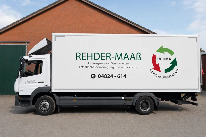 Fahrzeug von Rehder-Maaß in der Seitenansicht